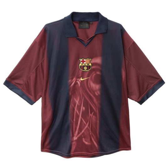Travis Scott x Nike x FC Barcelona Retro 2000/01 Home Skeleton Jersey