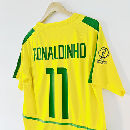 Retro Brazil Shirt World Cup 2002 Home