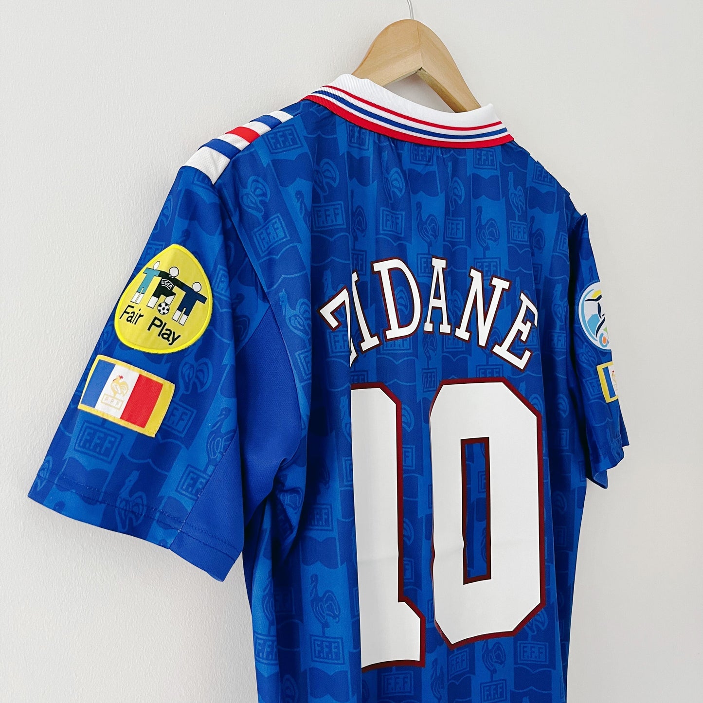 Retro France Shirt Euro 1996 Home