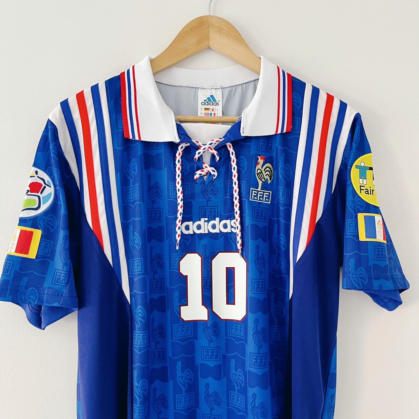 Retro France Shirt Euro 1996 Home