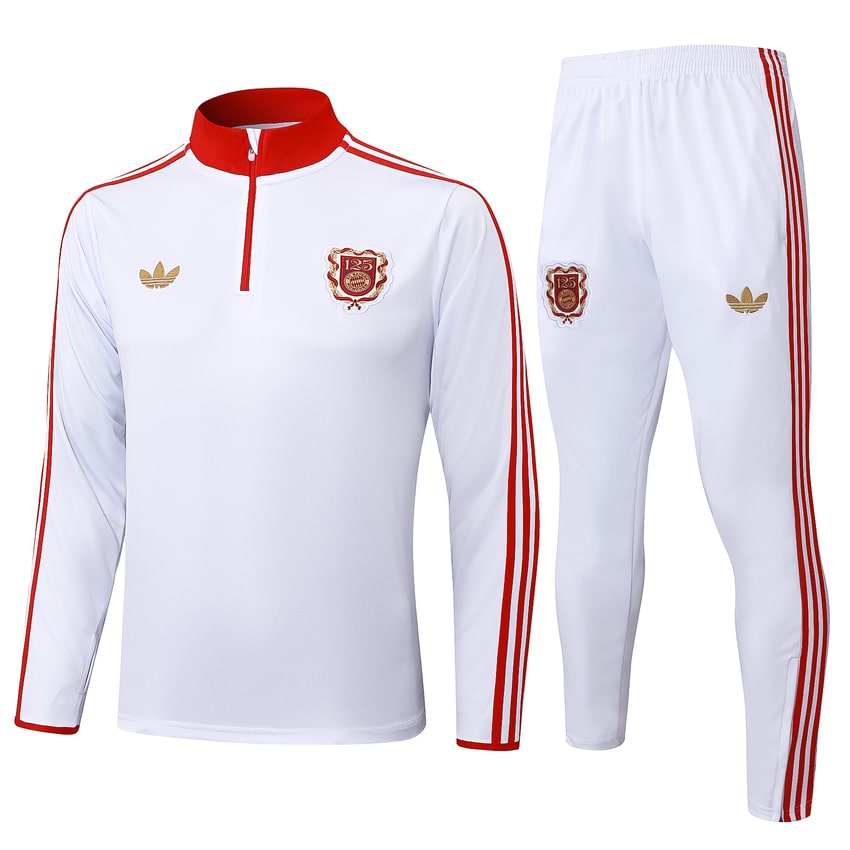 Bayern Munich Man 2024/2025 White Tracksuit